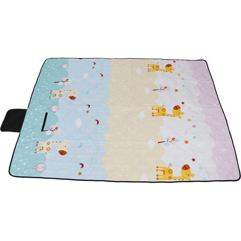 Couverture De Pique-Nique - Imperméable - Procédé En Coton Solide Ultrasonique - Pour Extérieur Et Camping - 1 Pièce