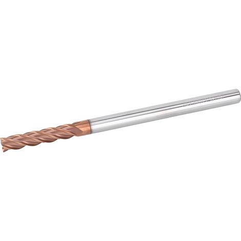 4-Zahn-Vollhartmetall-Fräser, CNC-Werkzeug aus Wolframstahl, 6 mm Durchmesser, 35 mm Länge, 100 mm Schaft, geeignet für Holz und Metall. (1/5)
