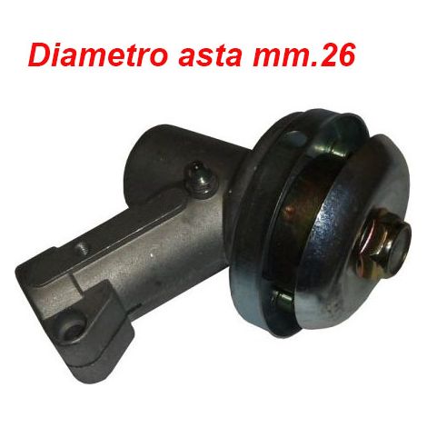 Testina coppia conica accessori ricambio per decespugliatore attacco 7 righe mm.26 – CC01 -
