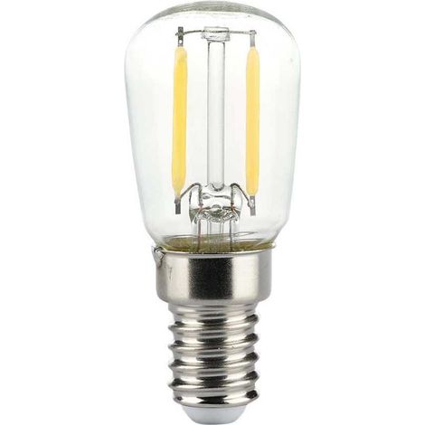 V-TAC VT-1952 Lampadina LED E14 ST26 Vetro filamento trasparente 2W luce bianco caldo 3000K - 214444
