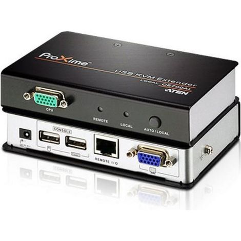 Aten CE700A prolunga console KVM nera grigia (1/5)