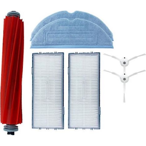 Haupt- und Seitenbürsten-Wischtücher, HEPA-Filter-Set für Xiaomi Roborock S7 (1/4)