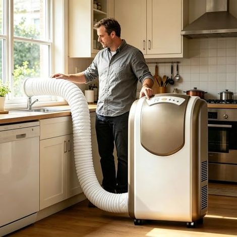 Gaine Isolante pour Tuyau de Climatiseur,Housse De Protection Pour Tuyau De Climatisation, Enveloppe Accessoires Pliables Et Lavables Avec 2 Sangles Réglables Pour Extérieur Intérieur Maison Hôtel (1/3)