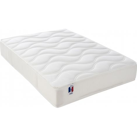 Matelas mousse DIMAME : confort ferme et enveloppant durable 140 x 190 cm (1/4)