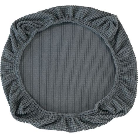 Stretch Chair Cover for Office Chairs, Swivel Chairs, Chair Cover (Dark Grey 50-65cm × 50-63cm) (1/5)