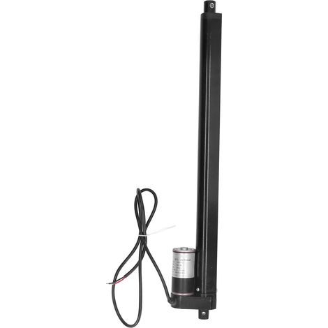 Elektrischer Linearantrieb aus Aluminiumlegierung, 400 mm Hub, 1000 N, schwarz, 12 V DC, für Bett und Sofa.