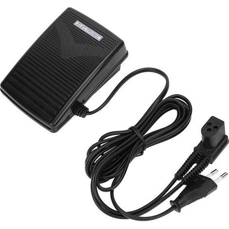 [Días franceses] Pedal de control para máquina de coser - Pedal de control con cable de alimentación compatible con la máquina de coser Singer 974 (1/4)