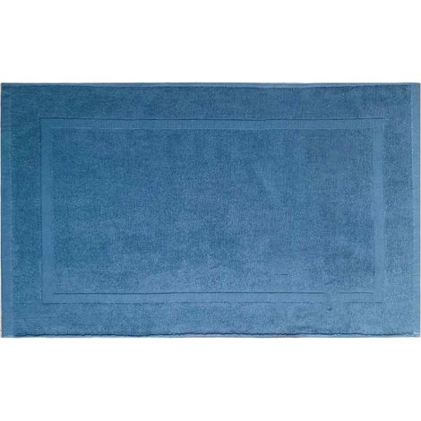Serviette de sol blanche d'hôtel en jacquard de coton et serviette de sol épaisse, tapis de sol de salle de bain SPA (1/5)