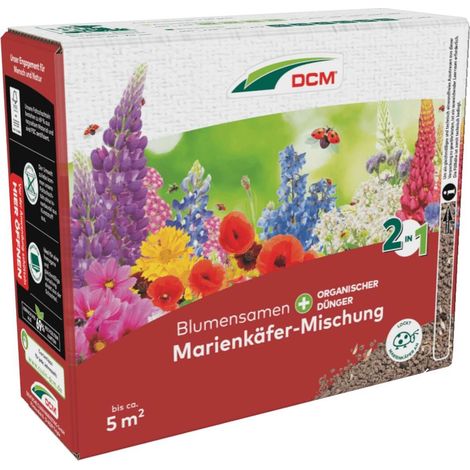 Mélange « Coccinelles » DCM 265 g Mélange de fleurs Diversité des insectes Prairie fleurie (1/5)