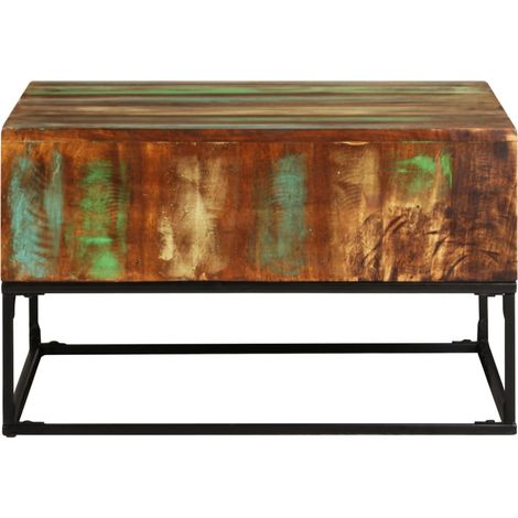 Maison Exclusive - Tavolino da Salotto 68x68x41 cm in Legno Massello di Recupero (1/5)