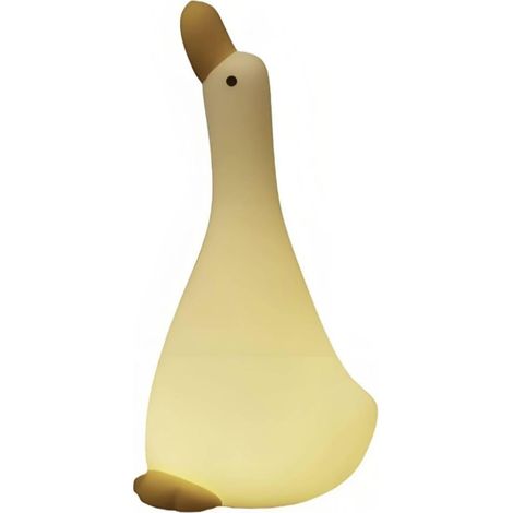 Veilleuse enfant aubergine en silicone – Lampe LED tactile rechargeable USB avec lumière chaude – Lampe de chevet et lumière d'ambiance pour chambre (1/5)