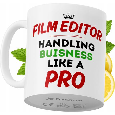 Lustige Kaffeetasse mit witzigem Textdesign für Filmeditoren – ideal für Geburtstage, Namenstage und Feiertage. Hochwertige Tasse für besondere Anlässe im Büro oder Homeoffice. Farbe: Weiß, 330 ml.