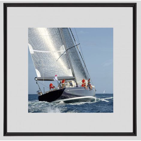Cadre photo en plastique - Erica Essentiel - 50 x 50 cm - Noir - Livraison gratuite (1/2)