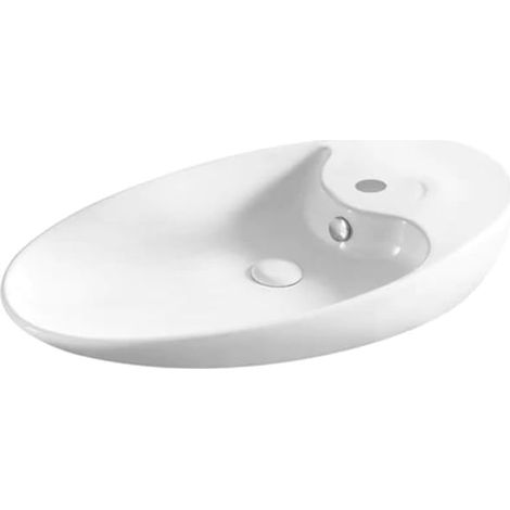 LAVABO DI APPOGGIO Mod LA28 Sanitari Ceramica LINPHA 73.5x39 Lavandino Bianco