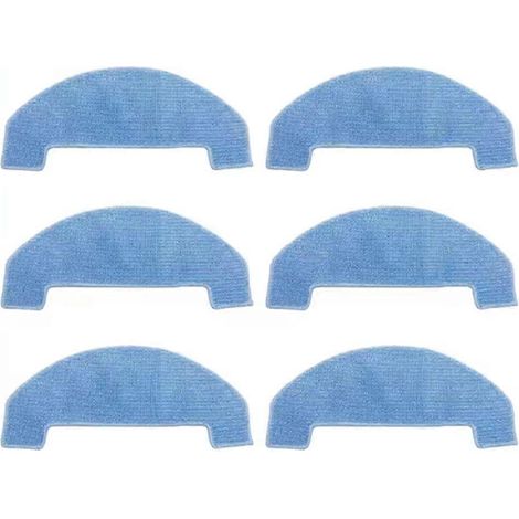 6er-Pack Ersatzreinigungstücher für Conga 7690 Immortal Max / IRBIS Bean 0421 / Honor Choice R3 / R3 Plus / Ultenic D10