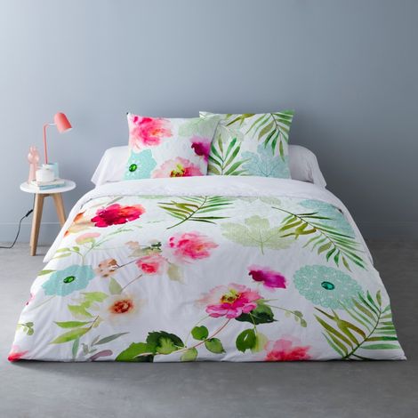 Housse de couette 240x220 HAINAN + 2 taies 100% coton (1/3)