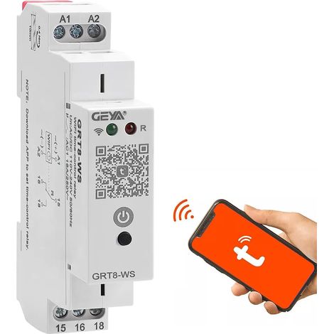 WiFi Time Control Relay WiFi Time Switch Smart Home Remote Control Switch 16A AC/DC110-240V (1/5)
