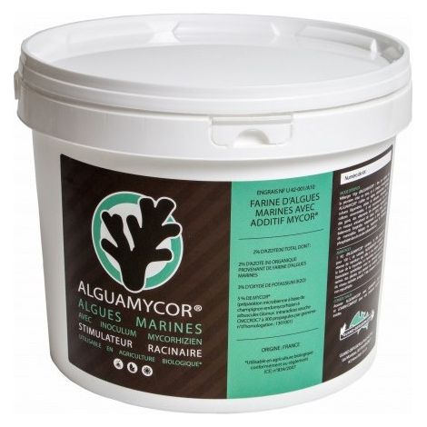 Booster racinaire ALGUAMYCOR en seau de 3 kilos - Guano Diffusion
