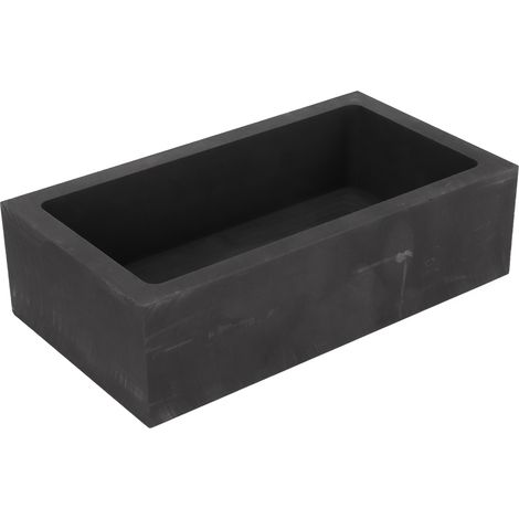Lingotière en Graphite 20,9lb, Moule de Fusion pour Métaux Précieux, Coulee Or Argent Laiton Aluminium, Moule de Coulée Haute Capacité (1/5)