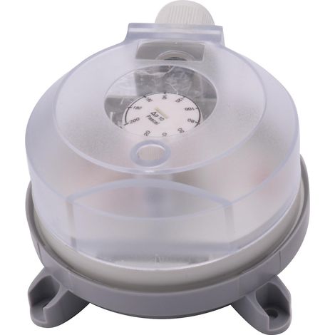 Pressostat différentiel pneumatique réglable 20-200 Pa - Pressostat (1/5)