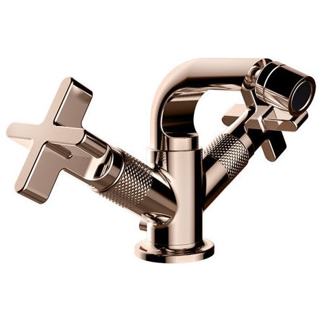 Gessi Inciso+ Bidet-Einhebelmischer, mit Ablaufgarnitur 1 1/4,