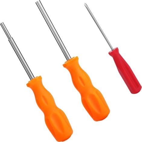Kit destornilladores reparación Nintendo NES SNES N64 Game Boy, Puntas gamebit 4.5mm 3.8mm + tri-wing 2.5mm, 3 piezas (1/5)