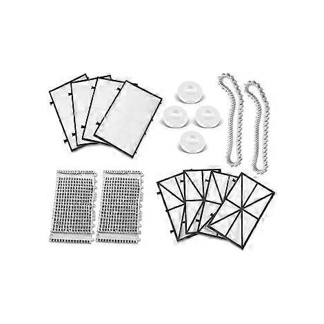 Wartungsset für CC Plus: 9991433-R4 Filter, 6101641-R2 Bürsten, Steigringe und Schienen