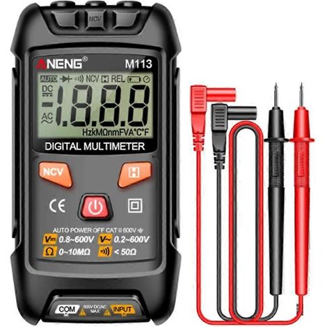 ANENG M113 Mini-Digitalmultimeter AC/DC-Spannungsmesser 1999 Counts Multimetro Ohm NCV Elektrizitätswerkzeuge Messinstrumente (1/5)