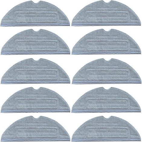 Lot de 10 chiffon de lavage pour Roborock S7 S7+ T7 T7 Plus G10 G10S Pro aspirateur laveur patins chiffon de rechange (1/5)
