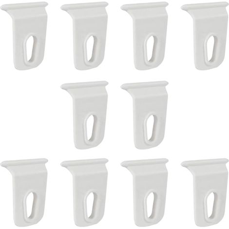 Lot de 10 crochets simples pour auvent de camping-car pour caravanes et caravanes (1/5)