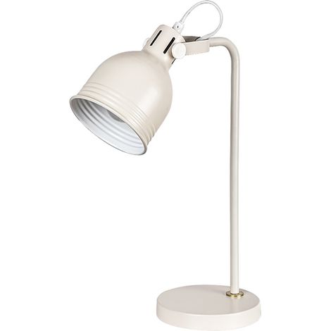Lampada da tavolo Flint Metal Beige E14 1x Max 25W L: 22,5 cm B: 44 cm Ø14 cm (1/3)