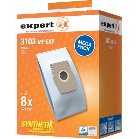 expert 3103MPEXP Staubsaugerbeutel DURAFLOW 8+2 Motorfilter
