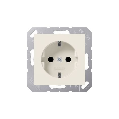 Jung Enchufe SCHUKO®, 16 A 250 V , termoplástico, serie AS, blanco A 1520 BF