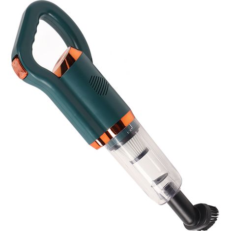 Aspirateur balai sans fil léger 8500PA forte aspiration 500ml poussière sol moquette vert (1/5)