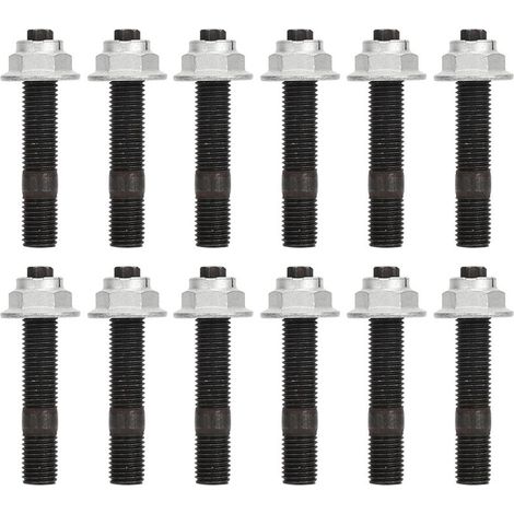 Jeu d'écrous de goujon de collecteur d'échappement pour Toyota 1HZ 1HDT 4.2L 70 75 80 100 Series 9017910128 (1/5)