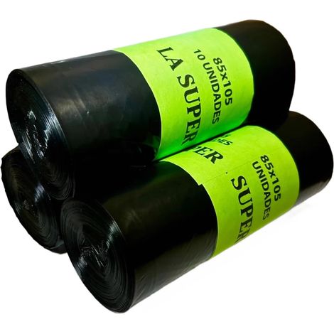 Lenzuola per bidoni da 50 litri di alta qualità (30 sacchetti) - Confezione da 3 rotoli Resistenti e grandi 70x80 cm Idealeper i bidoni della casa, dell'ufficio, della comunità e del bagno.