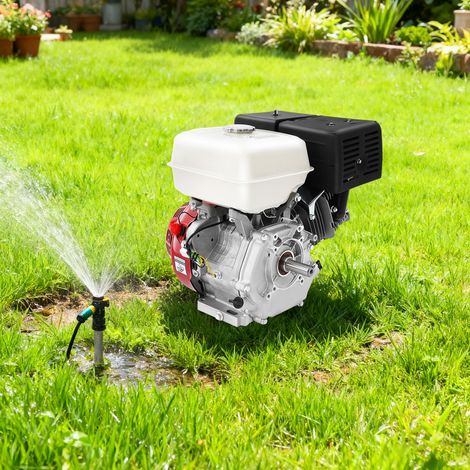YISSALE – Moteur à essence 15HP 4 temps 420cc - Moteur thermique haute puissance pour pompe à eau, générateur, tondeuse, go-kart & matériel DIY (1/5)