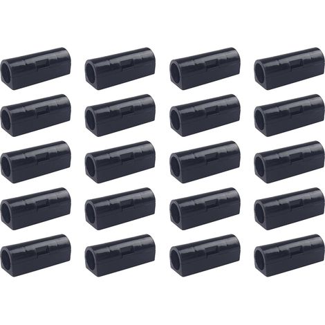 Lot de 2/16 clips adhésifs pour organiser les câbles, pas besoin de perceuse pour la maison et le bureau (1/5)