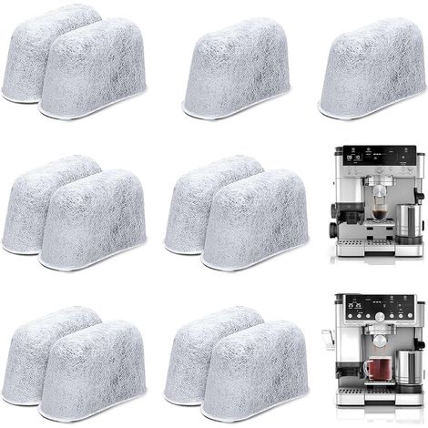 12 Pièces Filtre à Eau Cafetière, Cartouches Filtrantes pour Accessoires Ninja Luxe Café, Filtres de Remplacement, Accessoires pour Machine à Café