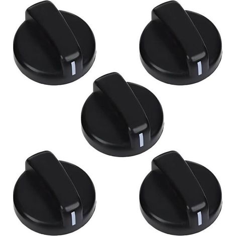 5 boutons de commande universels, design ergonomique anti-dérapant, pour cuisinière à gaz, compatibles fours et grils
