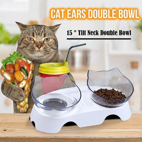Pet Dog Cat Slow Feed Protect Spine Bowl Drinking Protection Stomach Bowl (1/3)