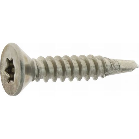 100 Vis autoperceuse inox A2 tête fraisée Torx 25 DIN7504O - diamètre 4,8 mm - Longueur 32 mm mm - Diamètre 4.8 mm