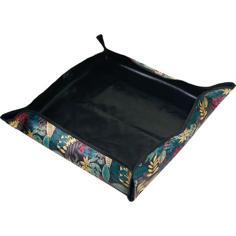 Sac de Rangement pour Outils de Jardin en Toile d'Oxford Imprimée Tapis de Protection pour Plantation et Repotage 75x75cm - KZQ (1/4)