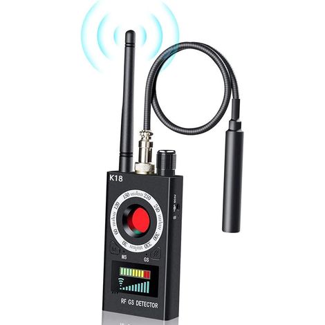 Mikro-Spionagedetektor, K18 RF-Funkkamera, GSM-Alarmmelder, Anti-Spionage-Wanzendetektor, Spionage-Tracker, verbesserter GSM-Finder, Radar-Funkscanner, Signalfinder, kabellos, versteckte Kamera (1/5)