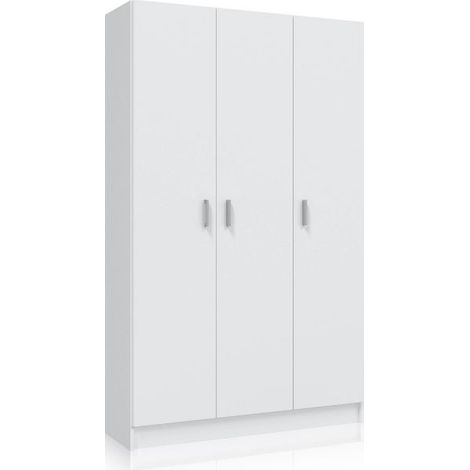Armario de 3 puertas 109x180 cm Multi Useful Blanco (ancho) x 180cm (alto) (1/4)