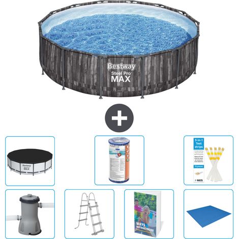 Bestway Steel Pro MAX Rund - 427x107 cm - 8-teilig S594