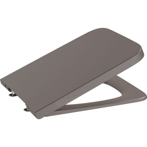 Tapa y asiento de SUPRALIT® para inodoro con caída amortiguada SQUARE INSPIRA - ROCA Color: Café (1/2)