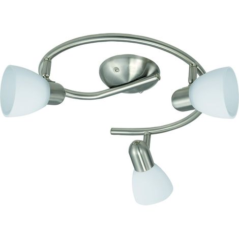 Plafonnier Dakar 1, lampe de plafond 3 flammes, spot de plafond en (1/5)