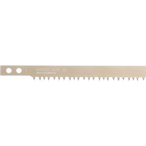 Bahco 320mm Crosscut Bow Saw Blade with Isoceles Tooth Pattern for Dry Wood - Model 51-12