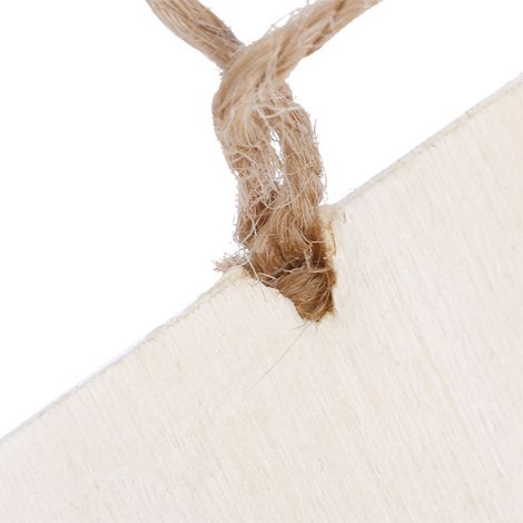 Lot de 4 mini nichoirs suspendus en bois pour oiseaux, décorations de jardin et de cour. (1/5)